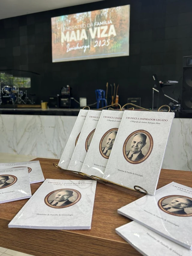 Livros Um doce e inspirador legado, projeto especial da família Maia Viza